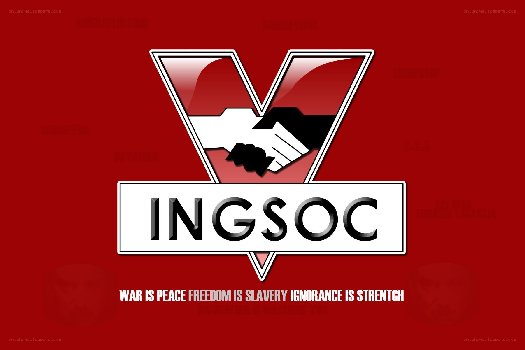 Ingsoc logo from 1984