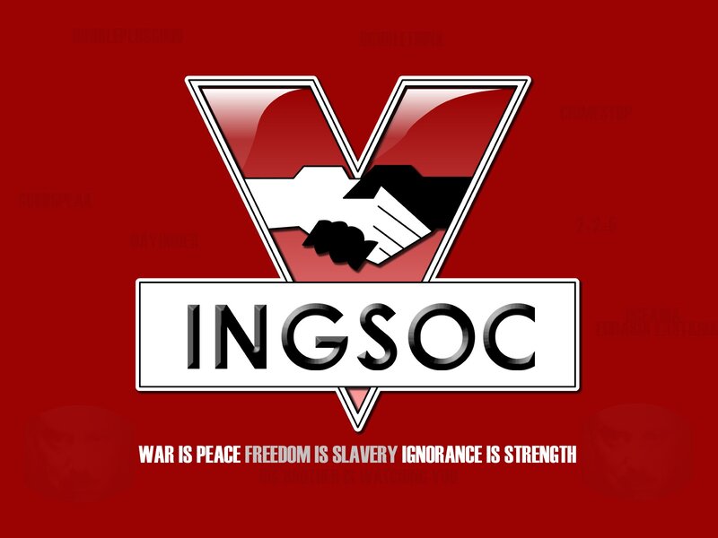 Ingsoc Logo — Red
