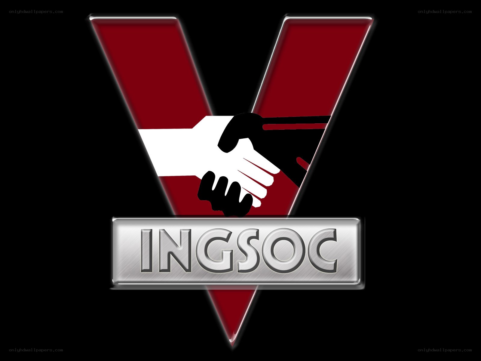 INGSOC logo with handshake
