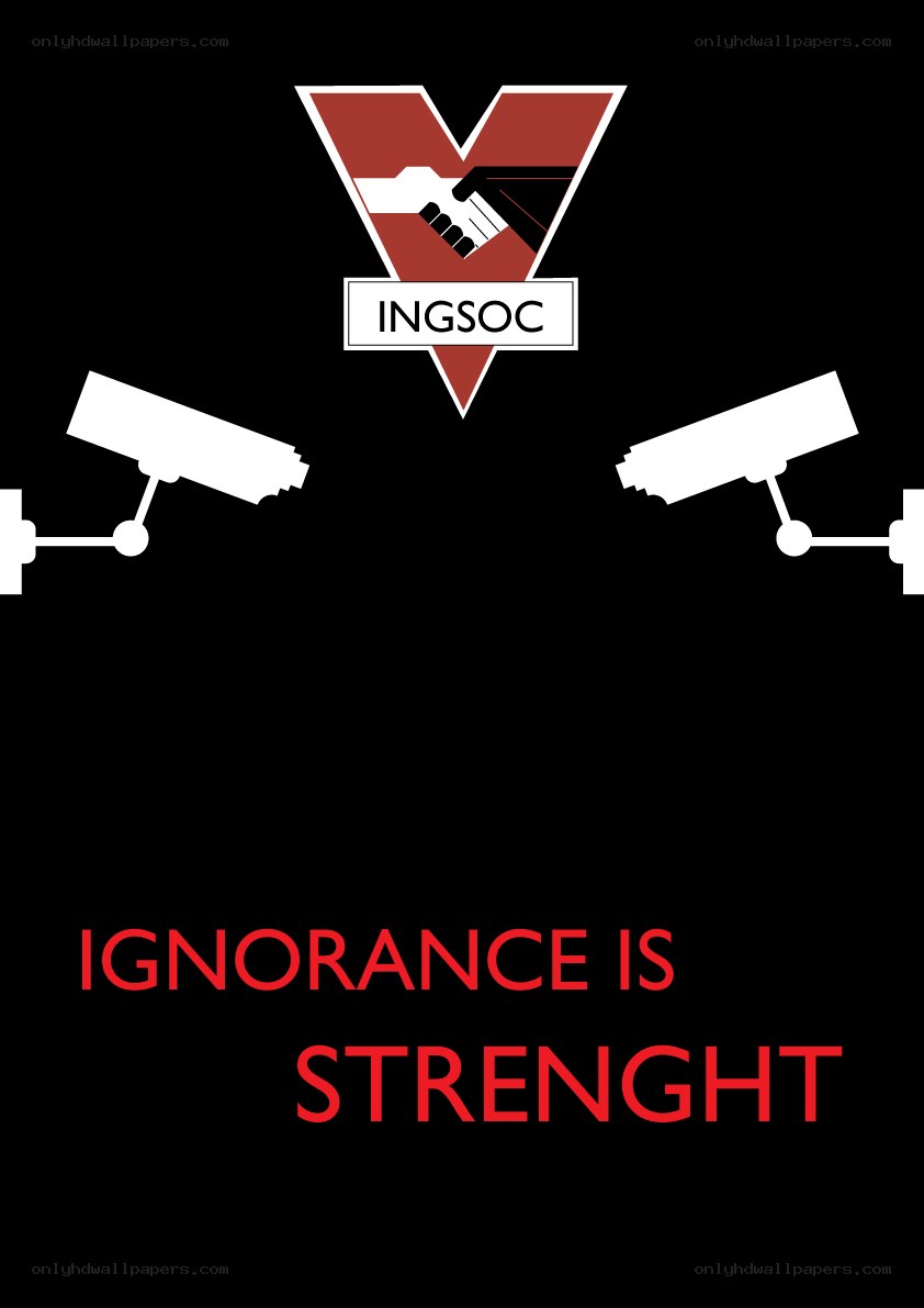 Ingsoc propaganda poster