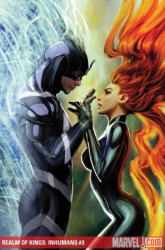 Inhumans comic cover art
