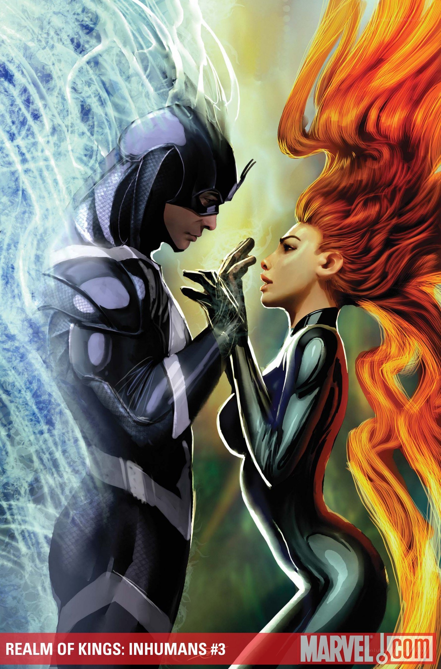 Inhumans comic cover art