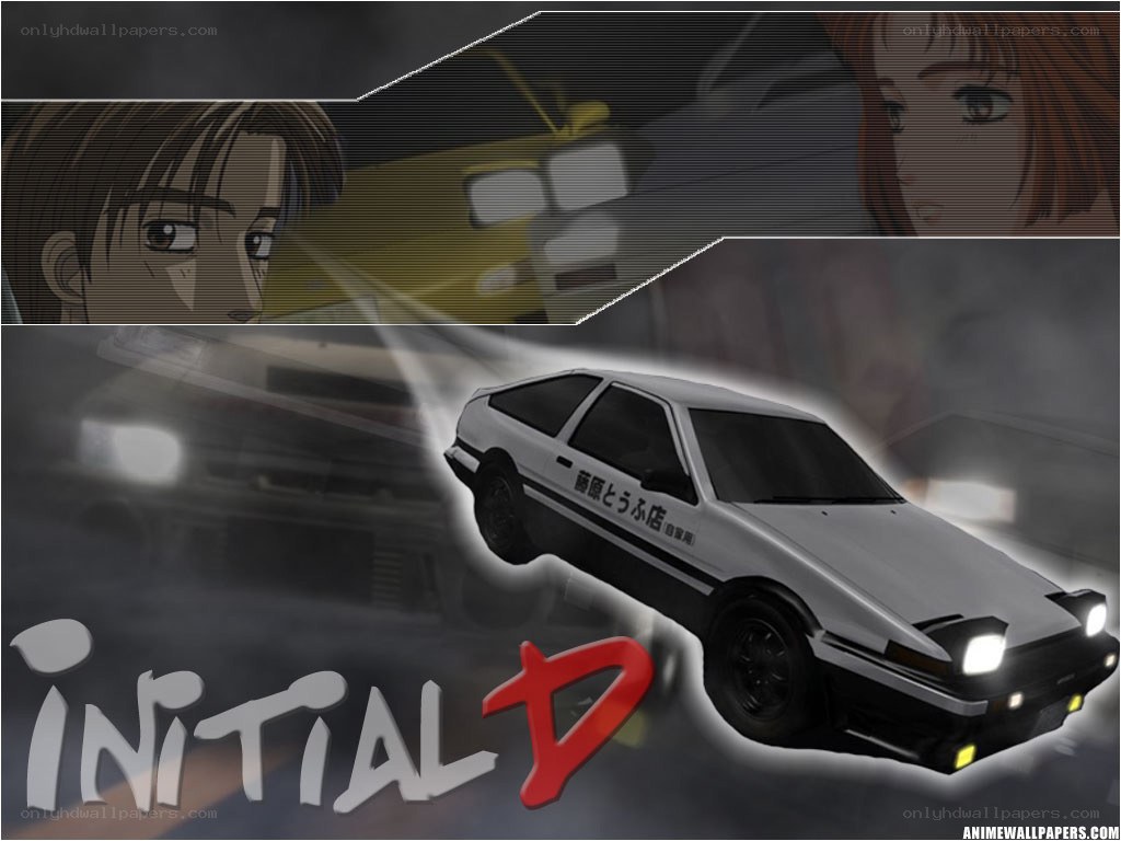 Initial D anime car wallpaper