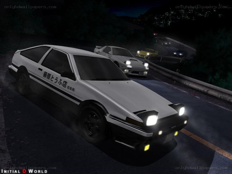Initial D World game scene