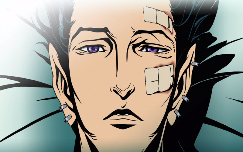 injured anime character with bandages