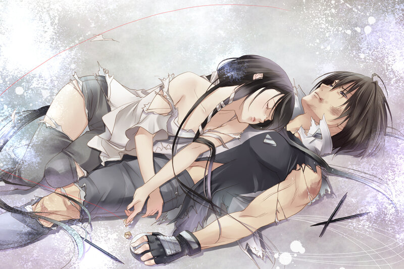 Injured Anime Couple