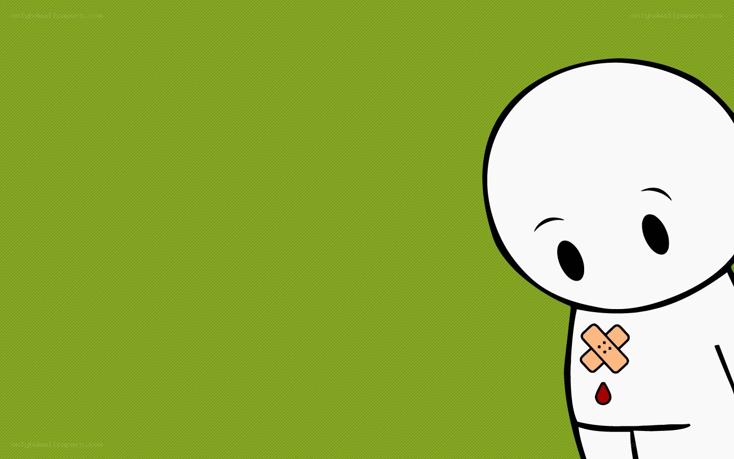 injured cartoon character