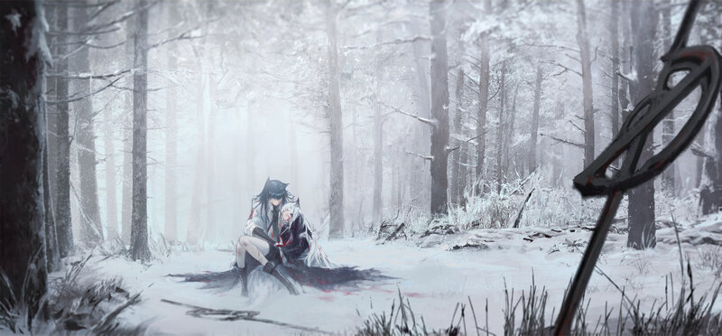 Injured Character in Snow