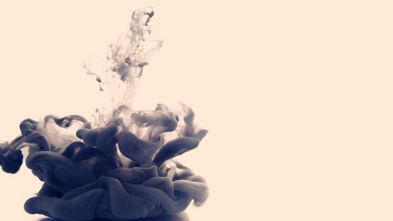ink dispersing in water