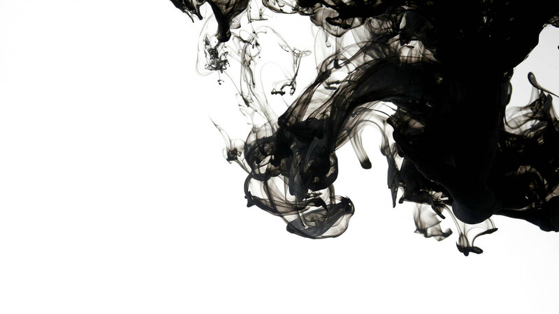 Ink dispersing in water