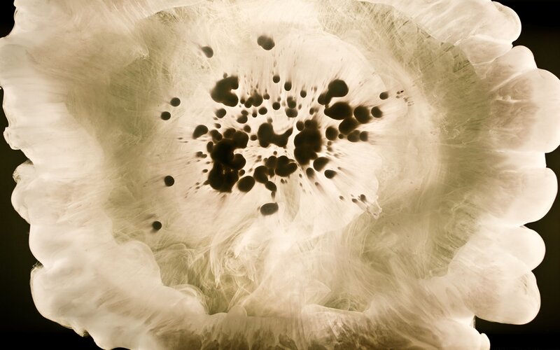 Ink in water abstract