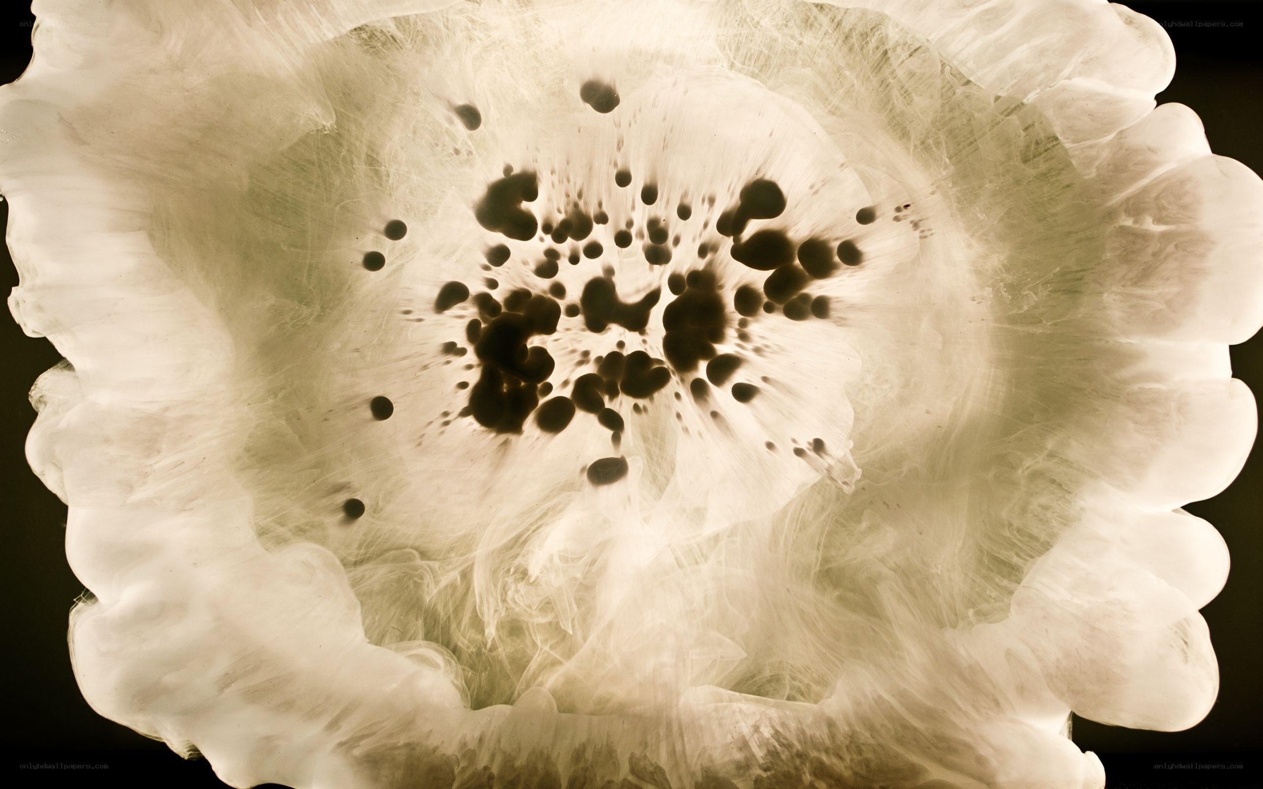 Ink in water abstract