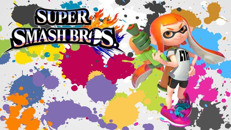 Inkling Character Holding Weapon
