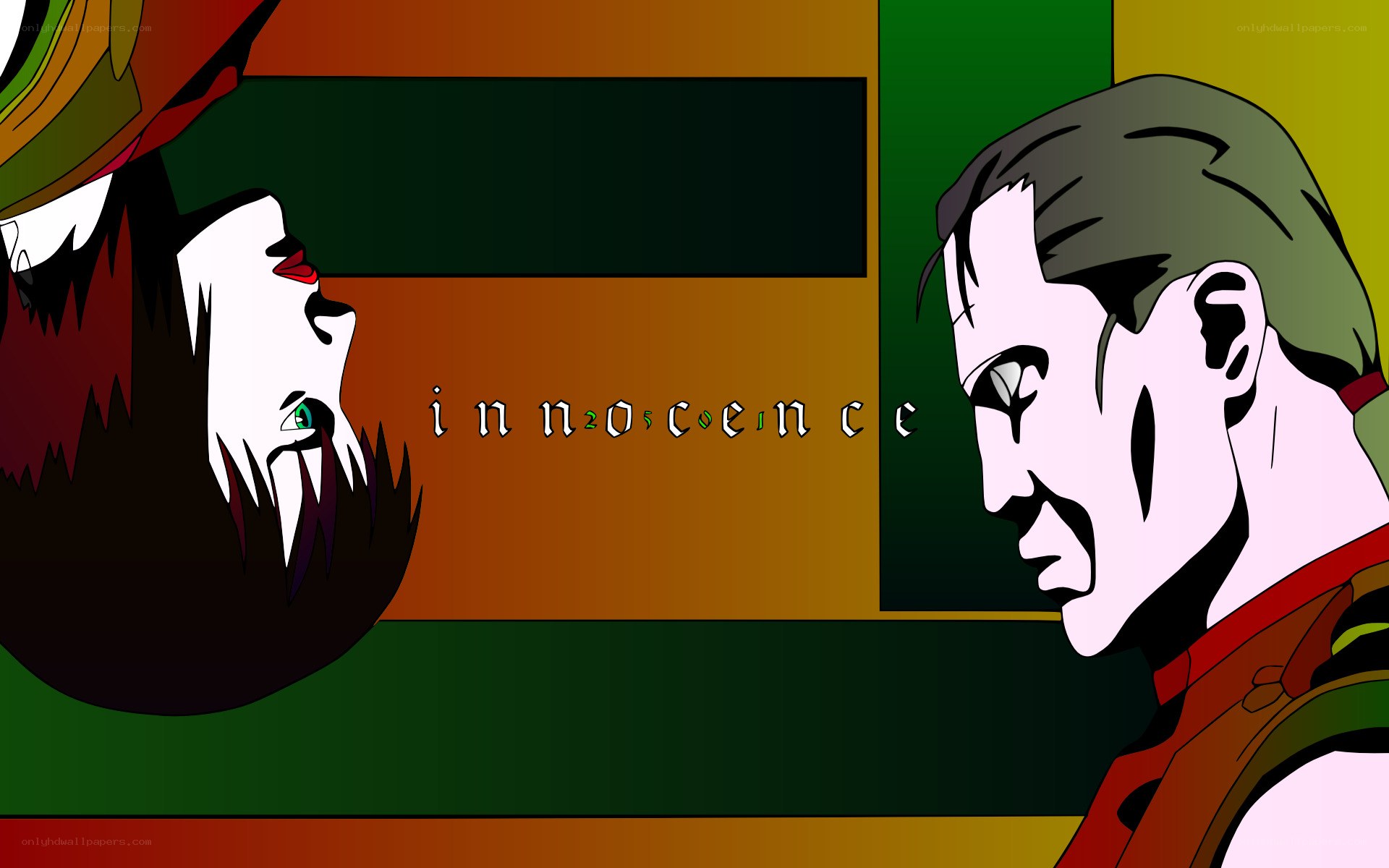 Innocence artwork with two characters