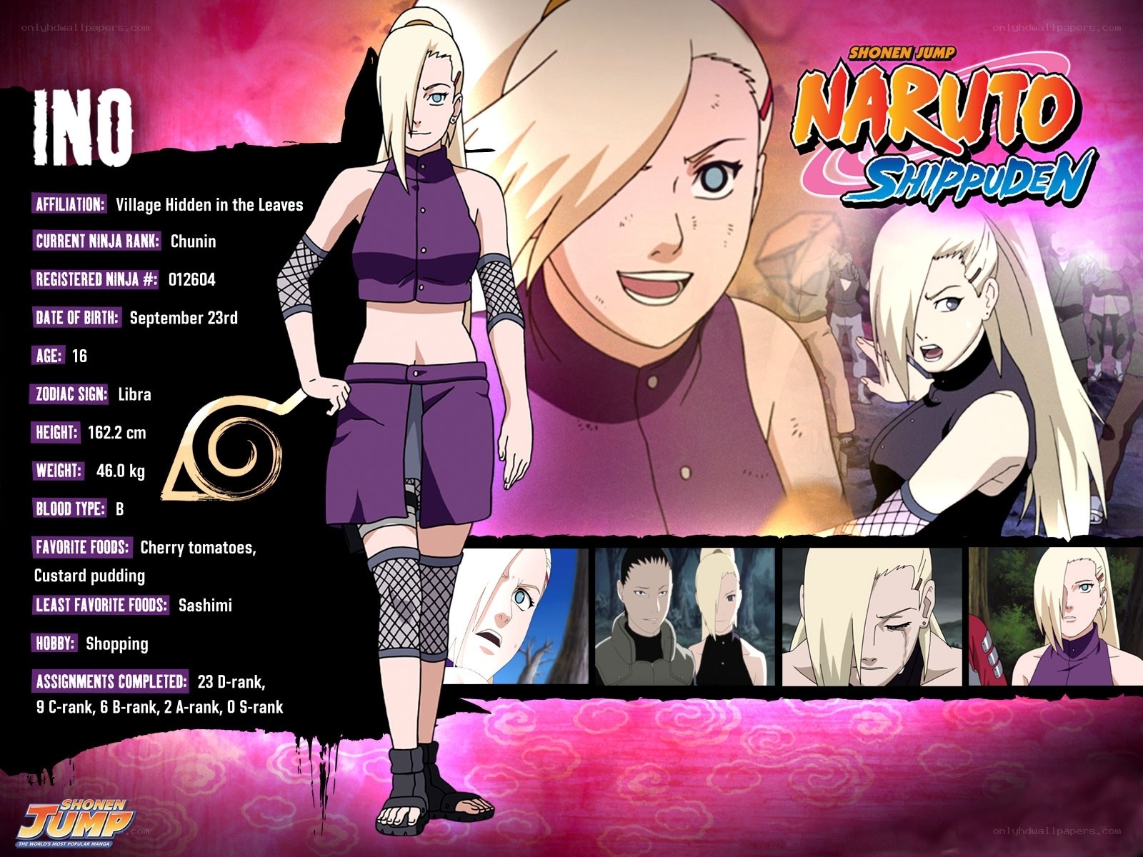 Ino character profile