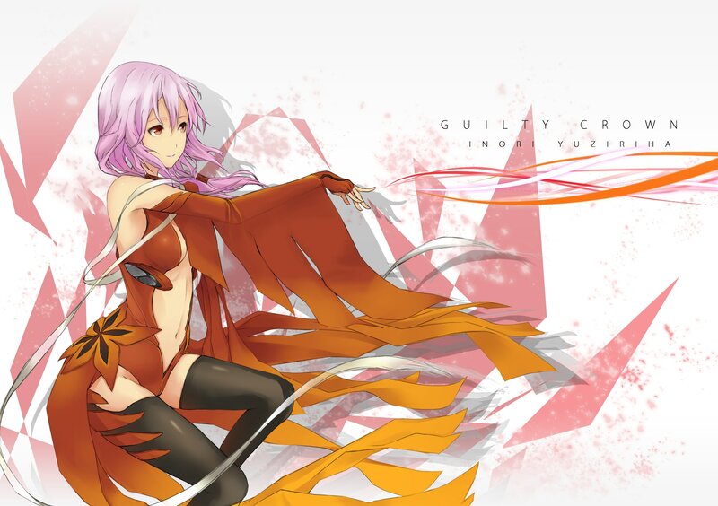 Inori Yuzuriha from Guilty Crown