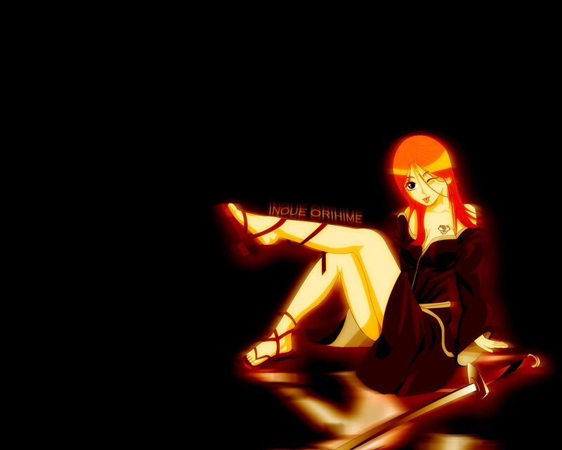 Inoue Orihime glowing figure