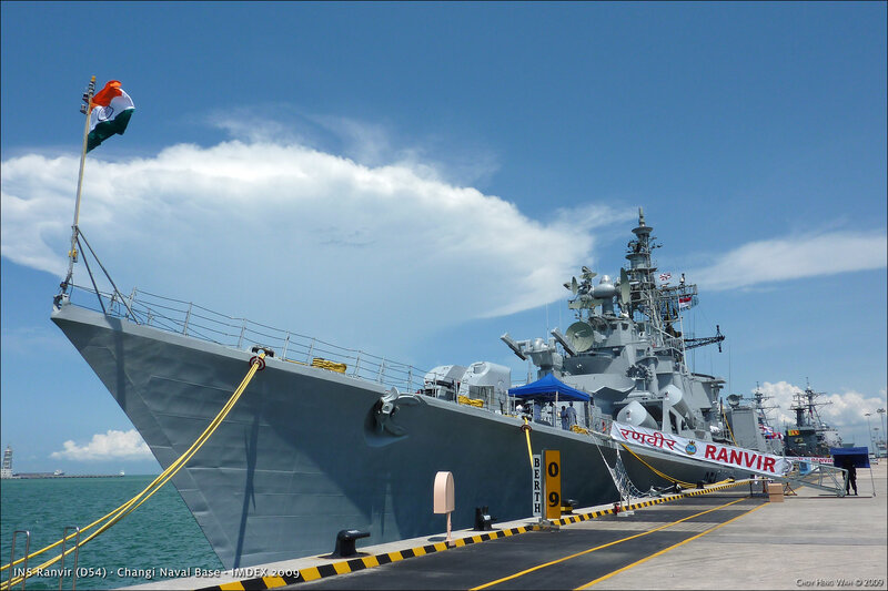INS Ranvir at Changi Naval Base
