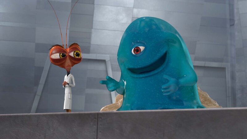Insect and Blue Creature