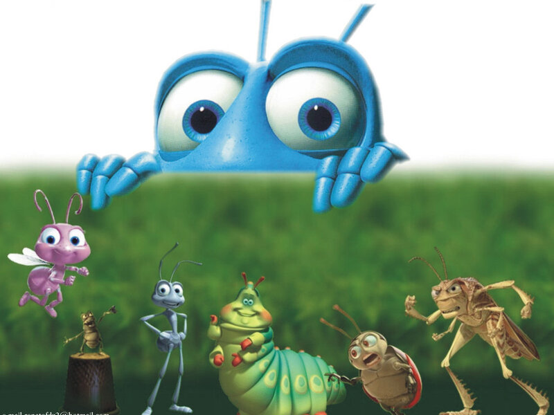 Insect Characters in Grass