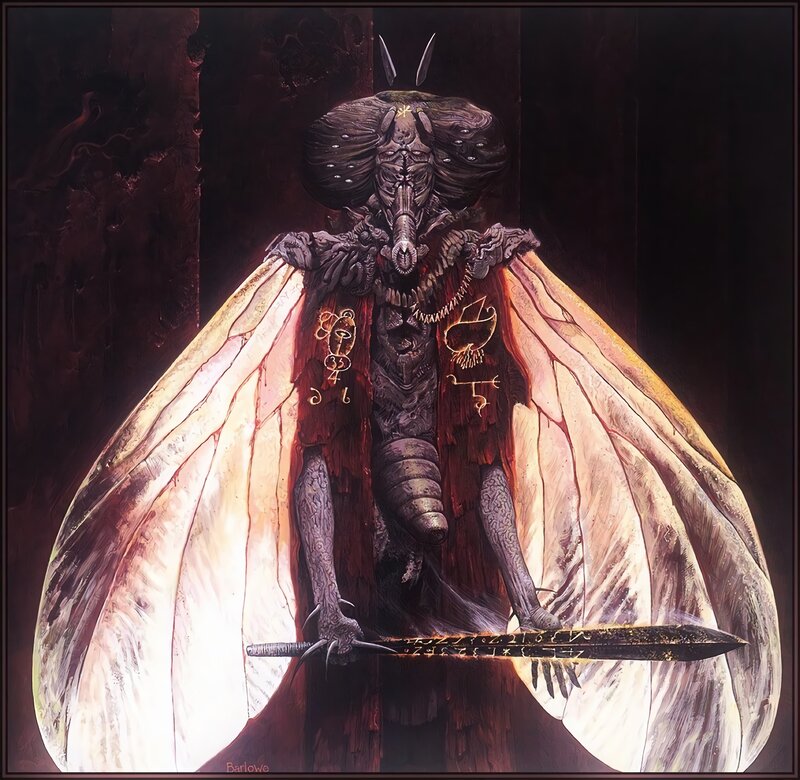 Insectoid Demon with Sword