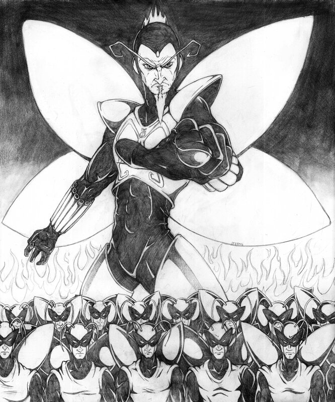 Insectoid warrior leader