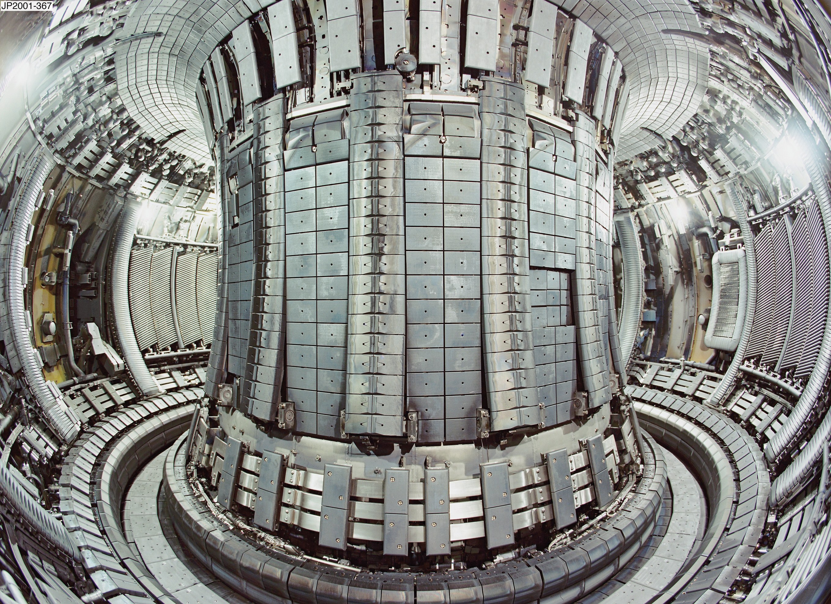 Inside a fusion reactor