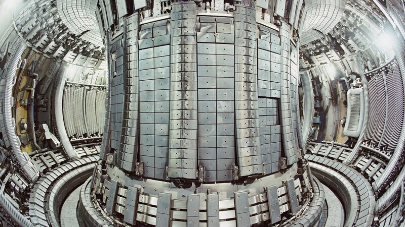 Inside a fusion reactor
