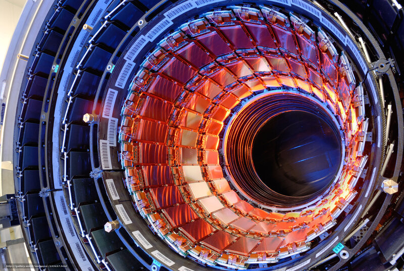Inside a particle detector