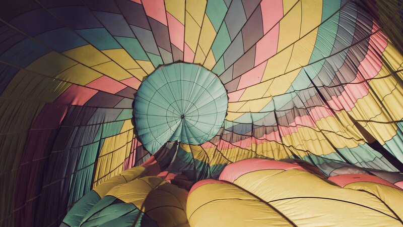 Inside Hot Air Balloon