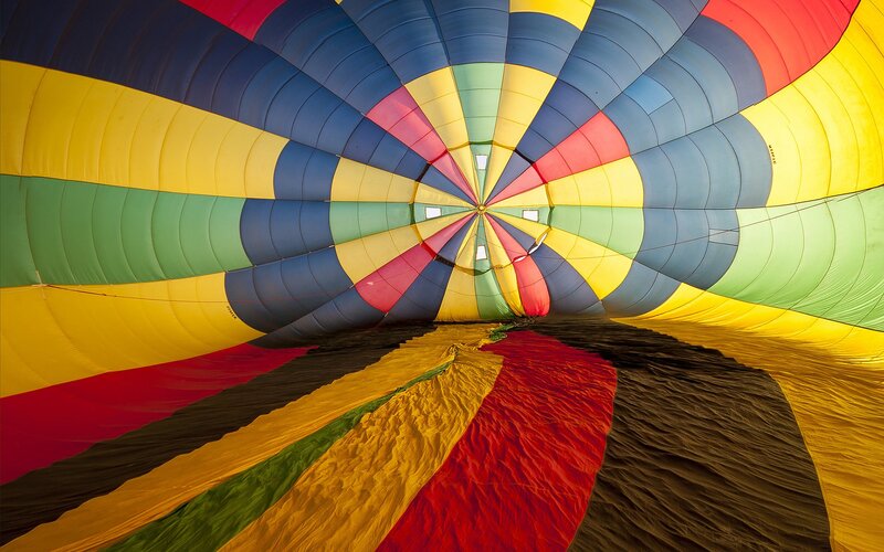 Inside of Hot Air Balloon