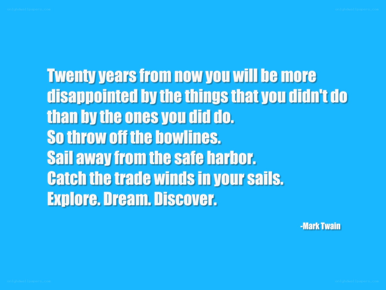 inspirational quote by mark twain