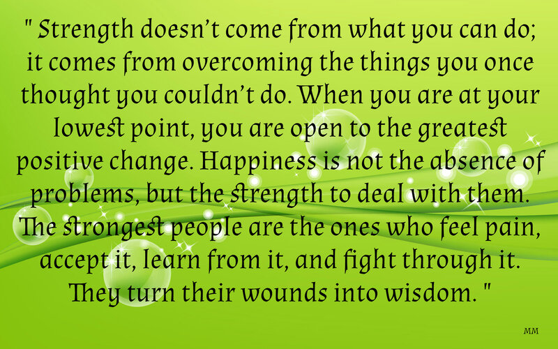 Inspirational Quote — Green