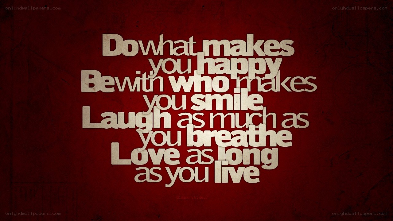 inspirational quote on red background