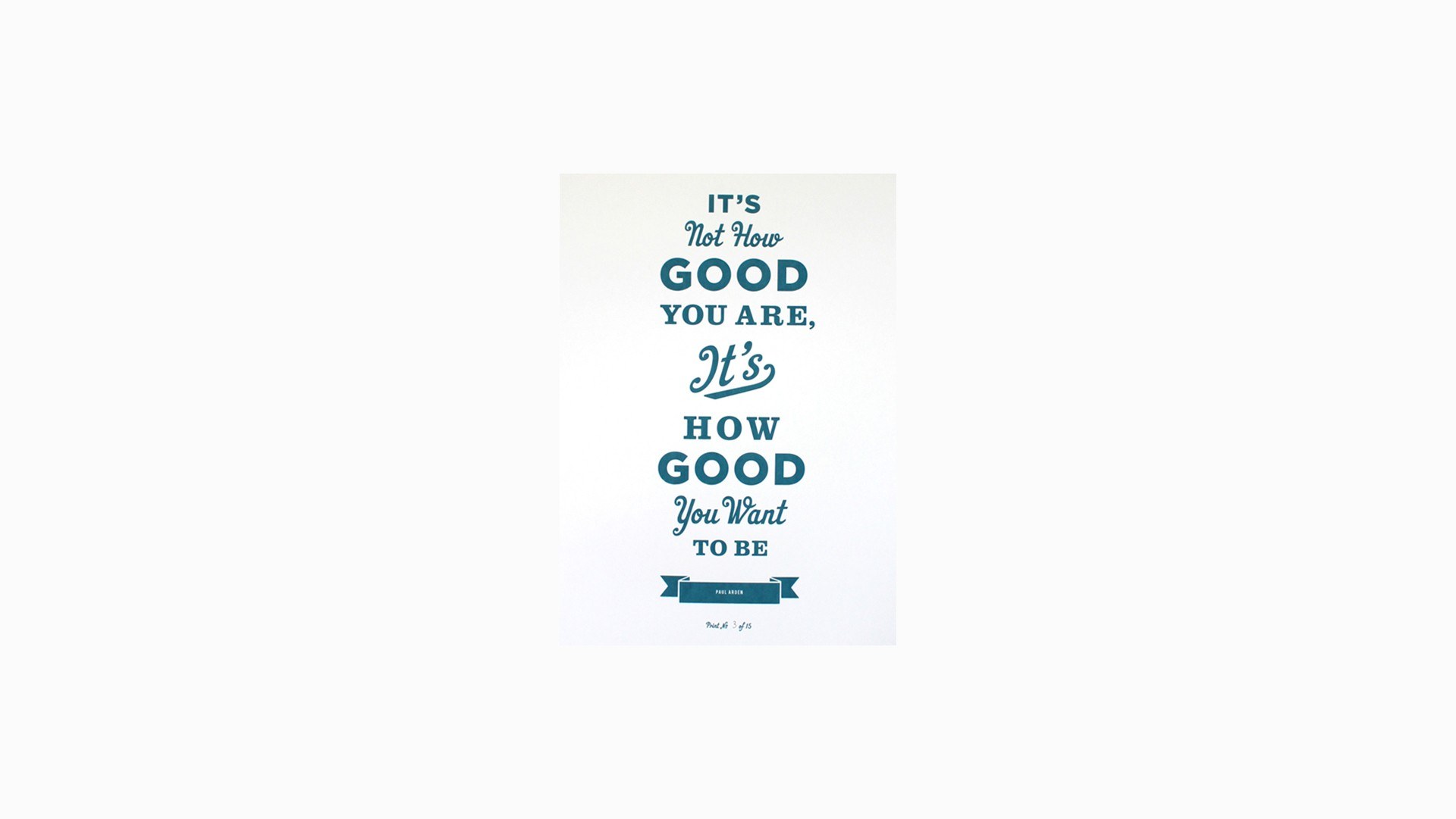 inspirational quote poster
