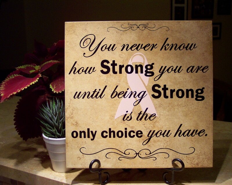 Inspirational Sign on Table — Beige