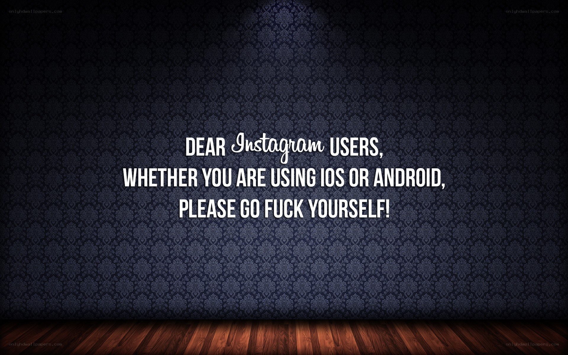 insult to instagram users