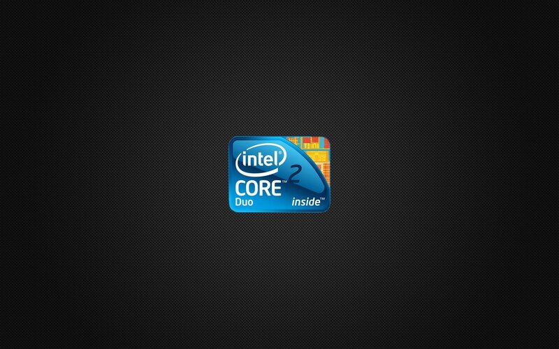 Intel Core 2 Duo Logo — Blue