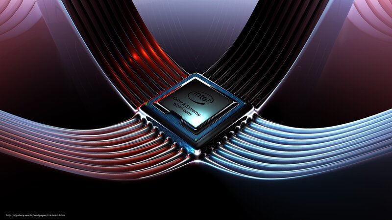 Intel Core 2 Extreme Processor — Black, Dramatic