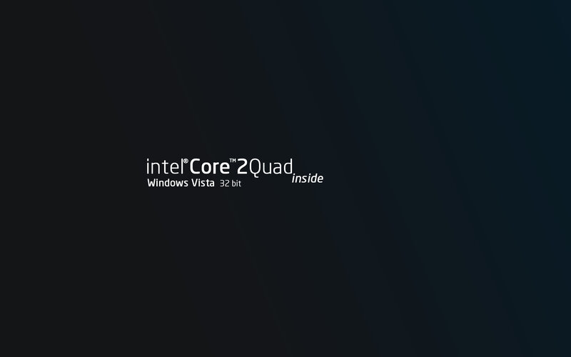 Intel Core 2 Quad boot screen
