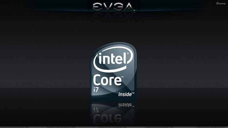 Intel Core I7 Processor — Black, Dramatic, Digital Art, Evga Logo