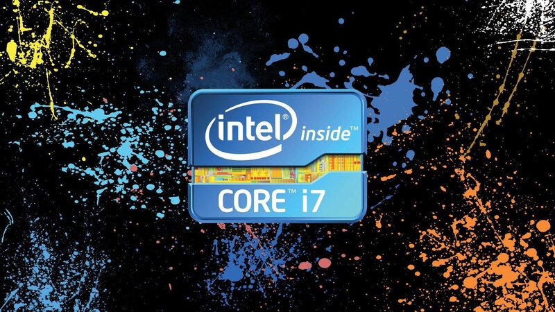 Intel Core I7 Processor — Black, Dynamic, Digital Art