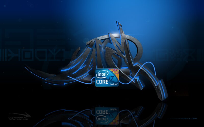 Intel Core I7 Processor — Blue