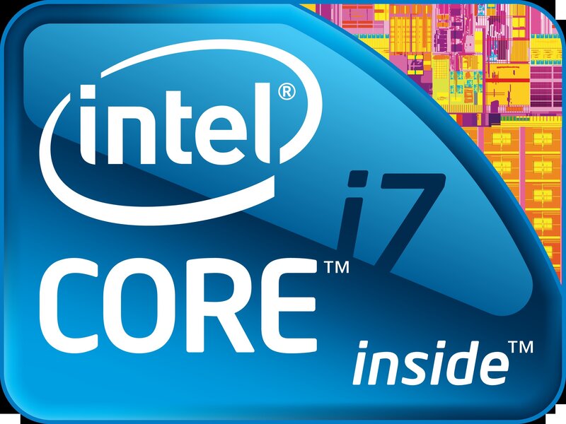 Intel Core i7 processor logo
