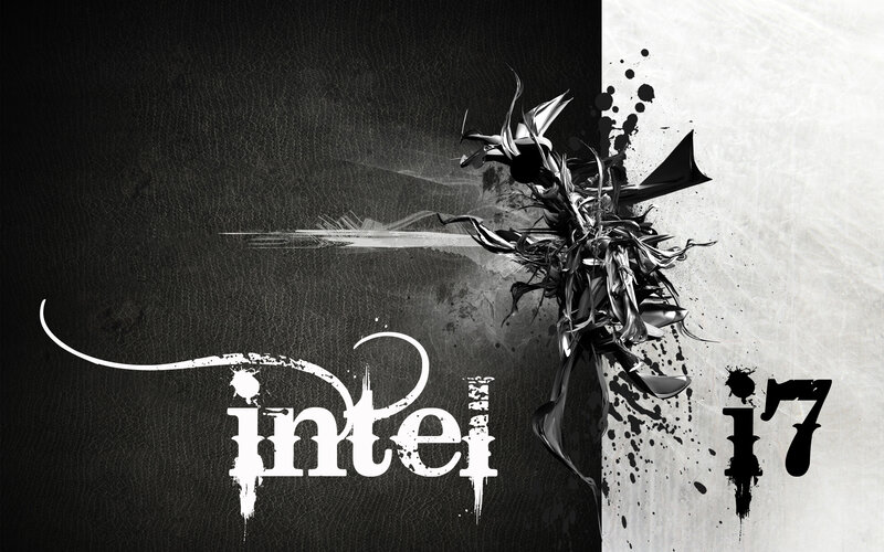 Intel i7 logo artwork