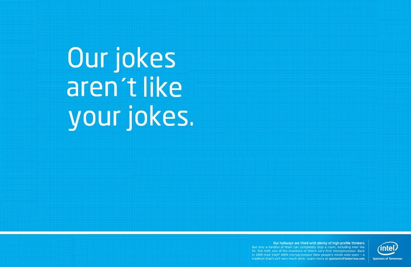 Intel joke ad