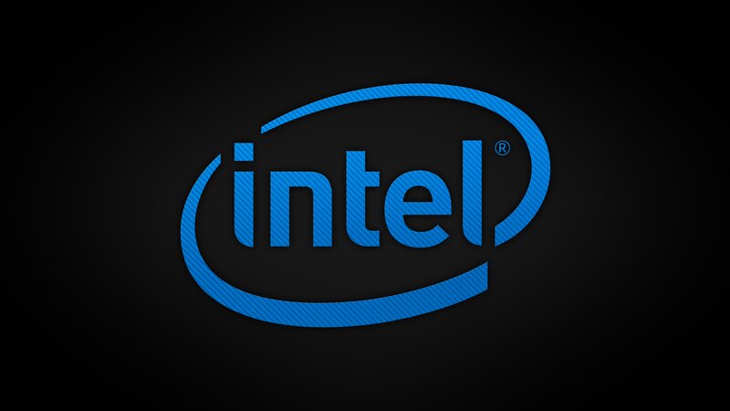 Intel Logo — Blue