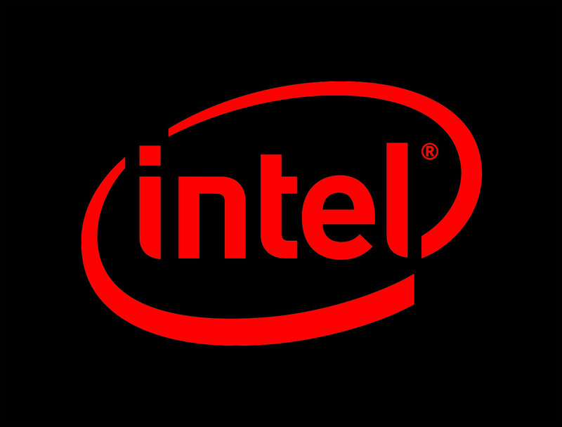 Intel Logo — Red
