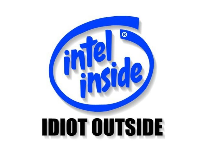 Intel Logo with Text