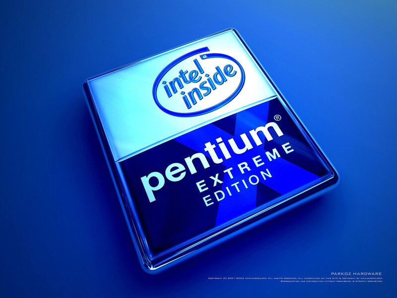 Intel Pentium Processor — Blue